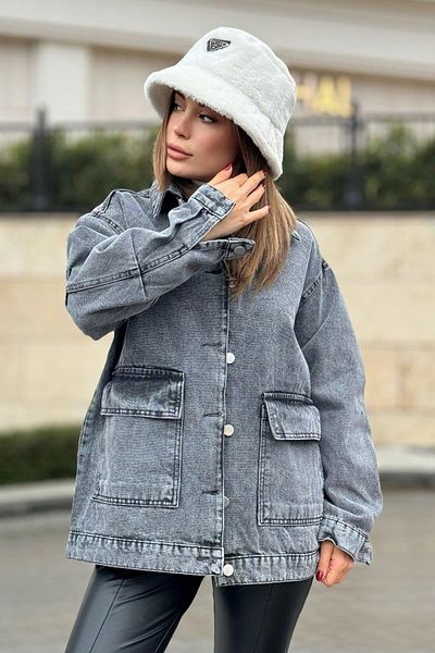 NEW LAVİVA Women's Denim Jacket - 700-Kt001