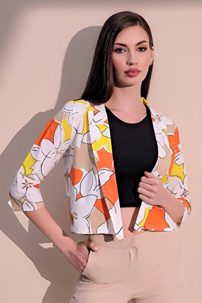 NEW LAVİVA Women's Orange Jacket - 700-3227