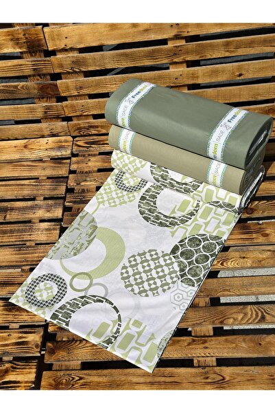 Freedom Ranforce Kumaş Geometrik Desenli - 100% Pamuk 30 Metre 1 Top Kumaş 24...