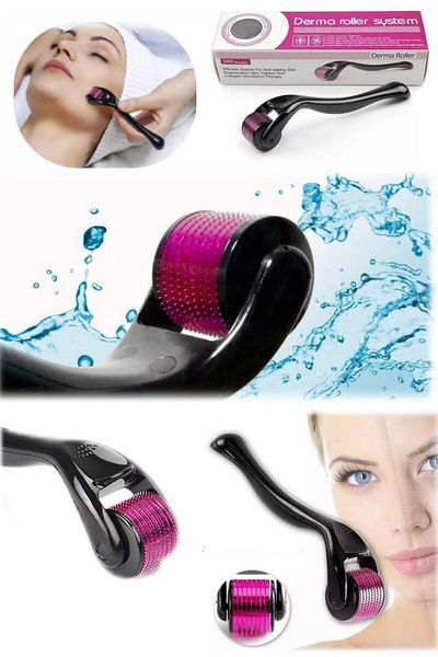 Shopura 0.5 mm Beard Growth Stimulator Micro Facial Massage Needle Roller Roller Beard Remover for Corners