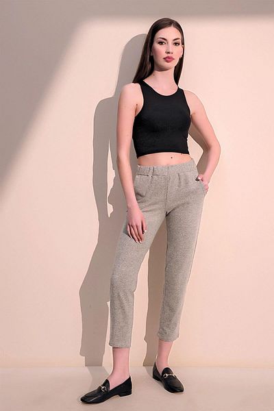 NEW LAVİVA Γυναικεία Μπεζ φόρμα - 700-2989
