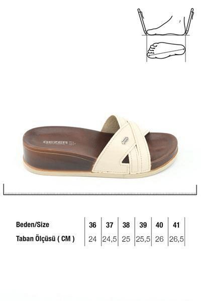 GEZER Women's White Summer Slippers