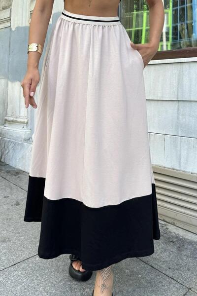 NEW LAVİVA Women's Long Skirt - 700-3535