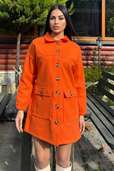 NEW LAVİVA Women's Orange Jacket - 700-3664