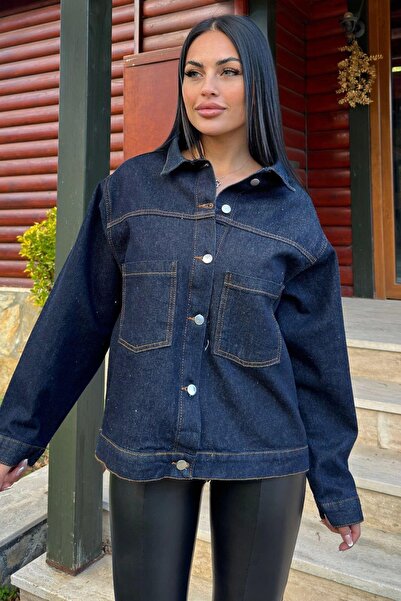 NEW LAVİVA Women's Denim Jacket - 700-Kt002