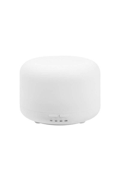 SIKS Umidificator cu ultrasunete, difuzor de aromă, rezervor de 300 ml, 7 LED-uri, alb