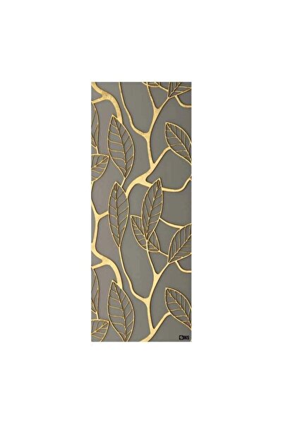 SIKS Folie decorativă autoadezivă pentru uși 3D, model frunze, 77x200 CM