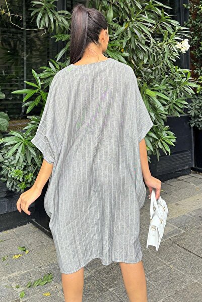 NEW LAVİVA Women's Anthracite Dress - 700-3340