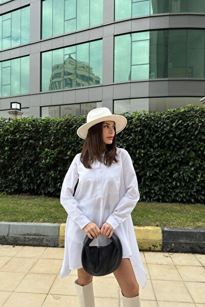 NEW LAVİVA Γυναικείο Λευκό Φόρεμα - 700-K4912