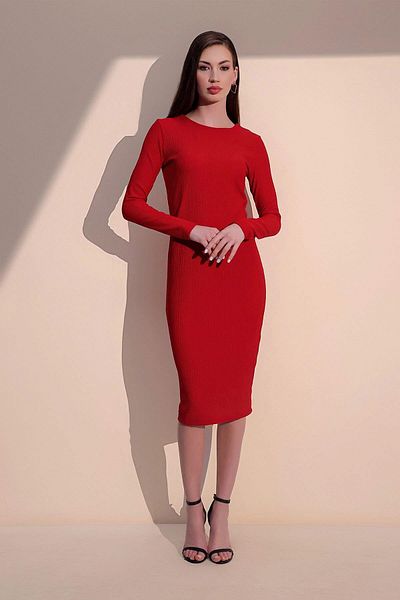 NEW LAVİVA Women's Red Dress - 700-3281