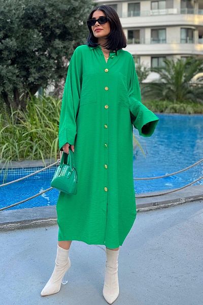 NEW LAVİVA Γυναικείο φόρεμα Grass - 700-3282