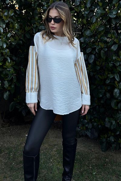 NEW LAVİVA Γυναικεία Casual Μπλούζα - 700-3314