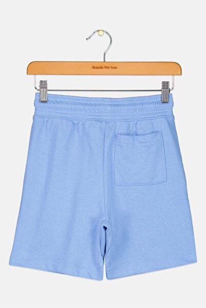 GAP Kids Boy Graphic Print Basic Shorts, Light Blue