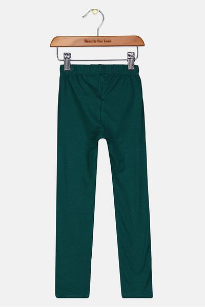 GAP Kids Girl Solid Pull On Leggings, Emerald Green