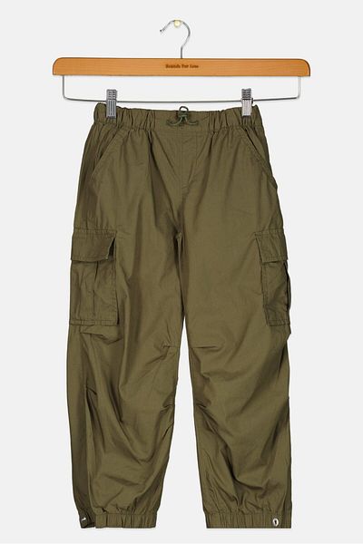 GAP Kids Girl Plain Cargo Pants, Olive