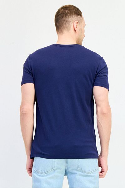 GAP X Marvel Men Crew Neck Short Sleeve Spiderman T-shirt, Navy
