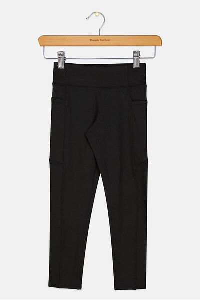GAP Kids Girl Plain Pull On Leggings, Black
