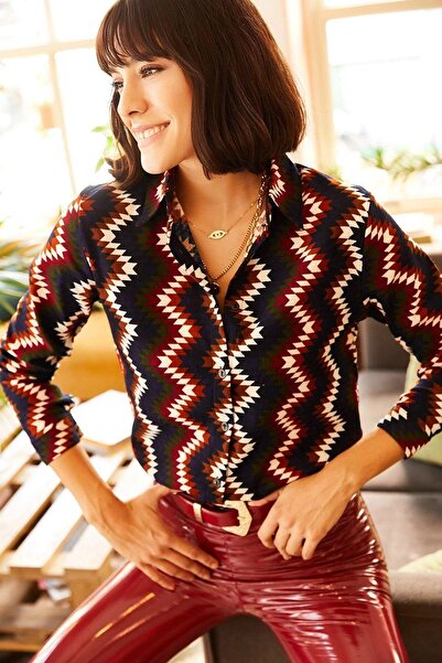 NEW LAVİVA Women's Long Shirt - 700-K5814