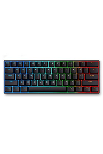MCHOSE Ace 60 Pro %60 Hall Effect Ice Blue Manyetik Switch RGB Hotswap Siyah ...