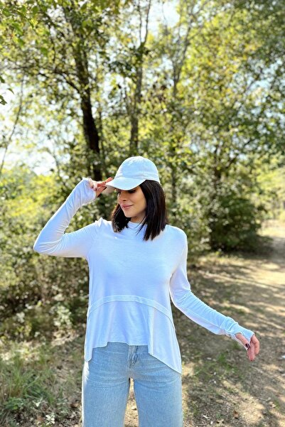 NEW LAVİVA Γυναικεία Λευκή Μπλούζα - 700-3459