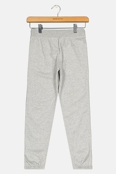 GAP Kids Girl Brand Logo Drawstring Pants, Grey