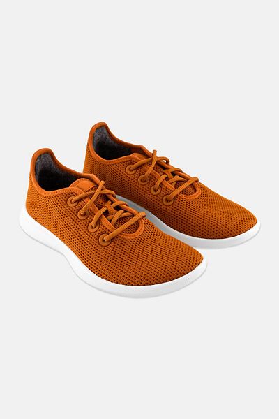 Allbirds Men Tree Runner Lace Up Sport Shoes, Rust