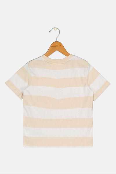 GAP Toddlers Boy Short Sleeves Yarn And Dye T-Shirts, Multicolor