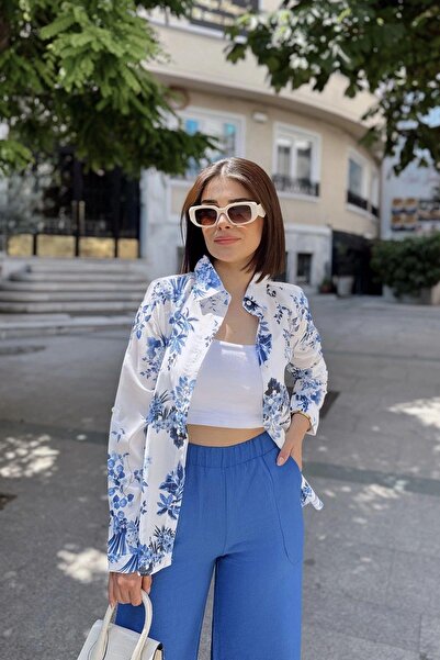 NEW LAVİVA Women's Ecru Shirt - 700-K4927