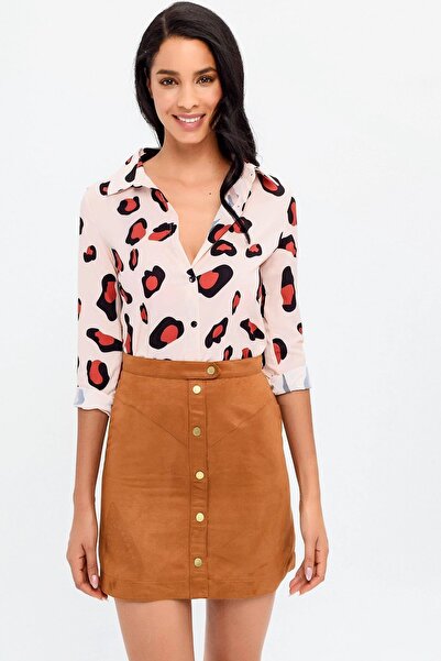 NEW LAVİVA Women's Ecru Shirt - 700-t4011-1640