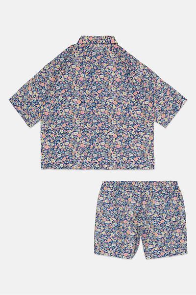 GAP Kids Girl 2 Pieces Floral Print Pajama Set, Multicolor