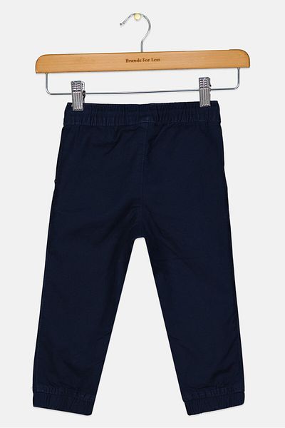 GAP بنطال رياضي سادة للأولاد الصغار، أزرق داكن