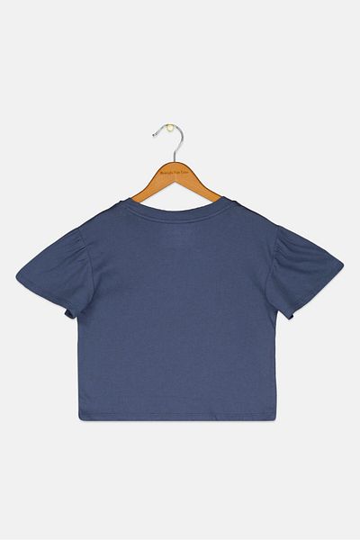 GAP Gap x Disney Kids Girl Mickey Short Sleeves T-Shirt, Blue