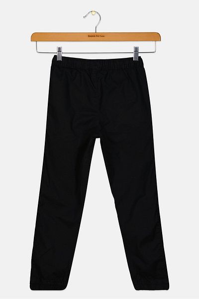 GAP Kids Boy Plain Drawstring Jogger Pants, Black