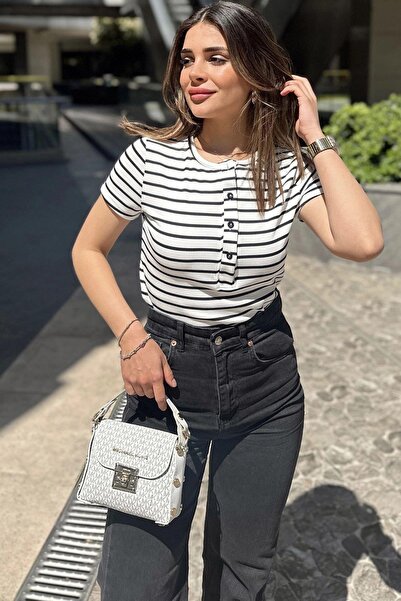 BEES JEANS Bluză cu dungi pentru femei - 700-3597