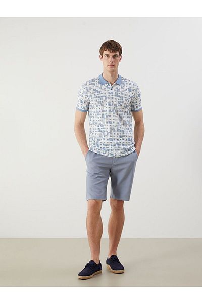 LC Waikiki Lcw Vision Polo Neck Patterned Pique Men's T-Shirt
