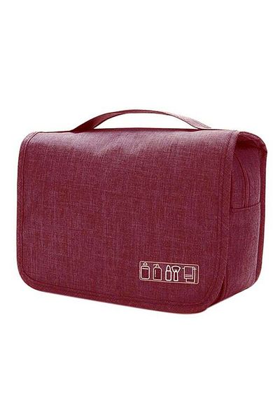 Generic Makeup And Shaving Tools Travel Bag Red