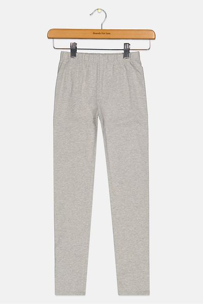 GAP Kids Girl Heather Pull On Leggings, Grey