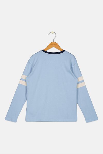 GAP Kids Boy Long Sleeves Graphic Print T-Shirts, Blue