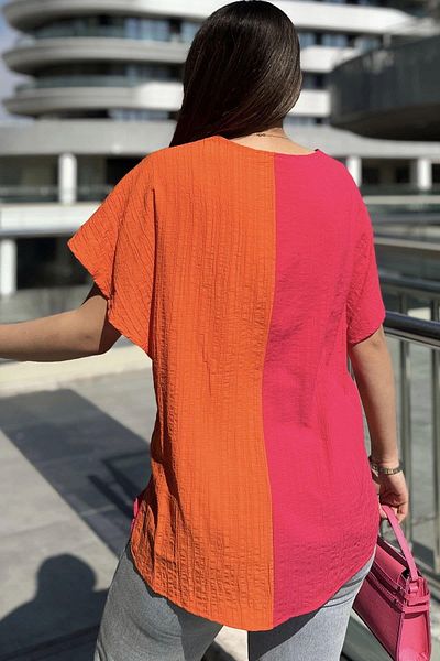 NEW LAVİVA Bluză de damă fucsia - 700-3572
