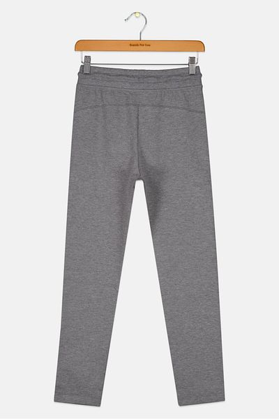 GAP Kids Boy Plain Drawsting Sweatpants, Heather Grey