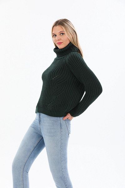 NEW LAVİVA Women's Green Sweater - 700-K5992