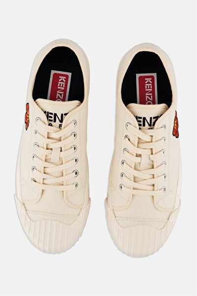 Kenzo Men Lace Up Casual Shoes, Cream