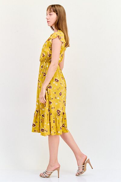 GAP Women Paisley Print Midi Dress, Multicolor