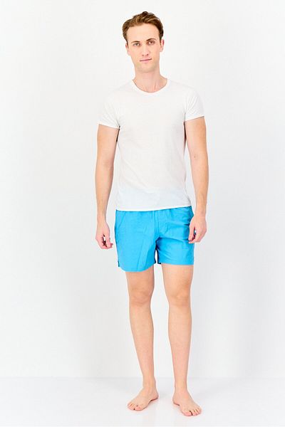 GAP Men Solid Board Shorts Swimwear, Turquoise