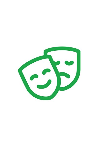 Reysa Tasarım ملصق سيارة Happy Face Sad Face مقاس 17 × 17 سم باللون الأخضر