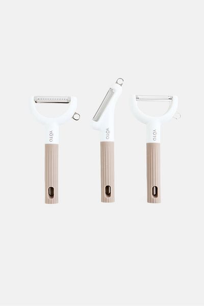 YOTO 3 Pieces Different Function Blade Peeler Set, Multicolor
