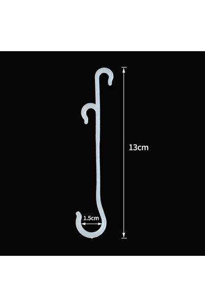Choice4 50 قطعة، 13 سم، 50 قطعة، خطافات على شكل حرف J لدعم ثمار الكرز والطماط...