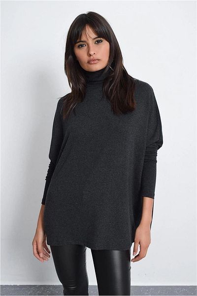 NEW LAVİVA Women's Anthracite Blouse - 700-K4609