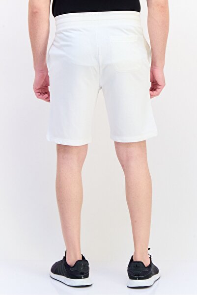 GAP Men Embroidered Logo Basic Shorts, White