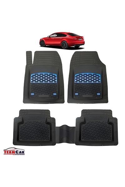 TEAMCAR Covorase Auto ® Tip Tavita Compatibile Audi A5 F5 Sportback (2016–2025) Blue